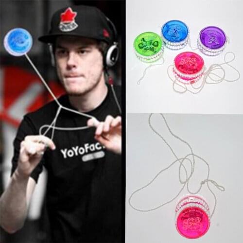 10PCS Led Glowing Ball Flashing Glow Light Up Party Colorful Toys For Kids Boy Gift Ig Magic Juggling Toy Glowing yo-yo