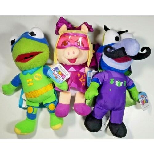 3 Muppet Babies - Super Fabulous Piggy, The Froginizer Kermit, Dr Meanzo Gonzo