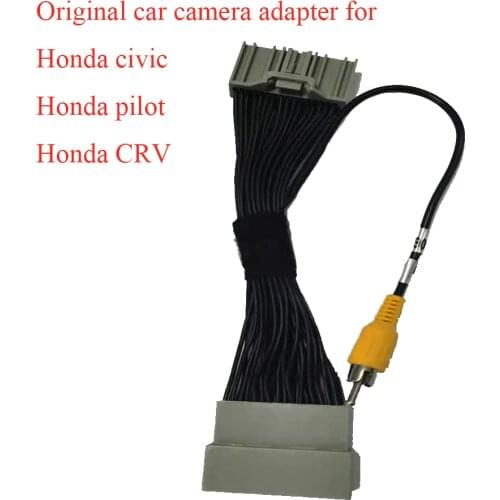 Android car dvd player tesla original car camera adapter harness for honda pilot CRV civic