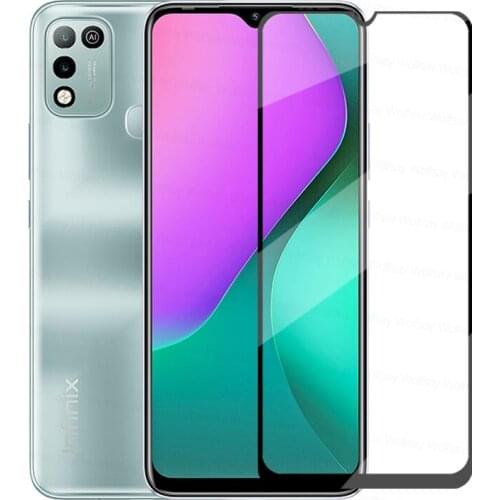 9H Full Glue Tempered Glass For Infinix Hot 10 Play Screen Protector For Infinix Hot 10 Play Phone Film For Infinix Hot 10 Play