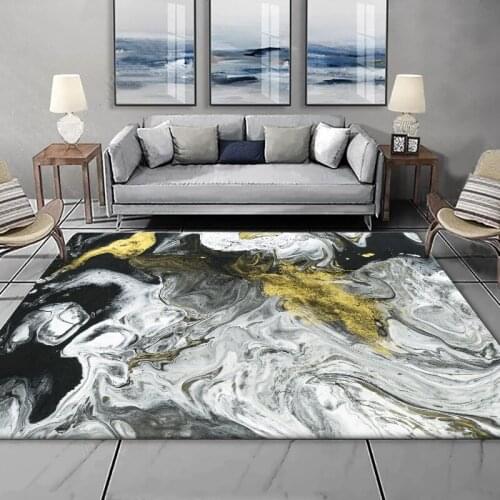 Nordic 3D Abstract Home Carpets for Living Room Bedroom Area Rugs Bathroom Kitchen Anti-Slip Floor Mat Family Decor Large Carpet