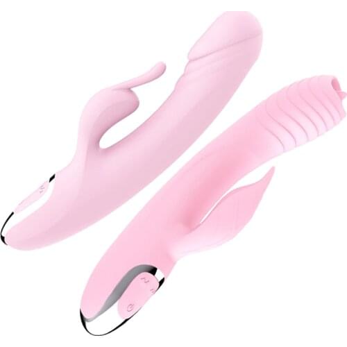 Double Penetration AV Vibrator Sex Toys For Woman With Nipple Clitoris Sucker G Spot Dildo For Adult Vaginal Masturbator