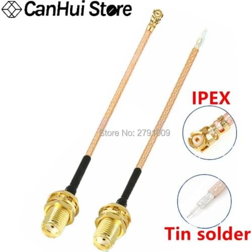 5PCS 10cm/20cm RF Pigtail Cable SMA Female Nut Bulkhead To U.FL IPX IPEX RF Coax Adapter RG178 Cable