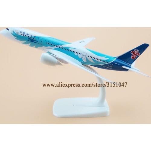 20cm Alloy Metal Air China Southern Airways Boeing 787 B787 Airlines Airplane Model Plane Model Stand Aircraft Gifts
