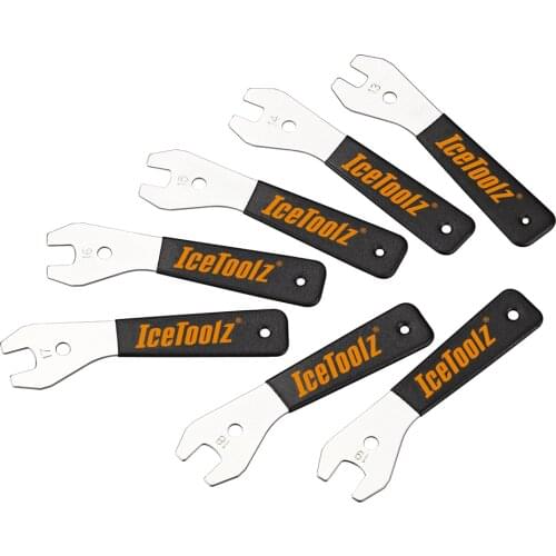 Icetoolz Bicycle Cone Hub Wrench Set Of 47X7 13~19mm Superior Quality Cone Wrench Set Bicycle Repair Tools Hardened steel