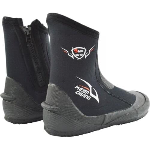 Diving 5MM Neoprene Scuba Diving Boots Water Shoes Vulcanization Cold High Proof Winter Warm Shoes Upper Fins Spearfishing E4D6