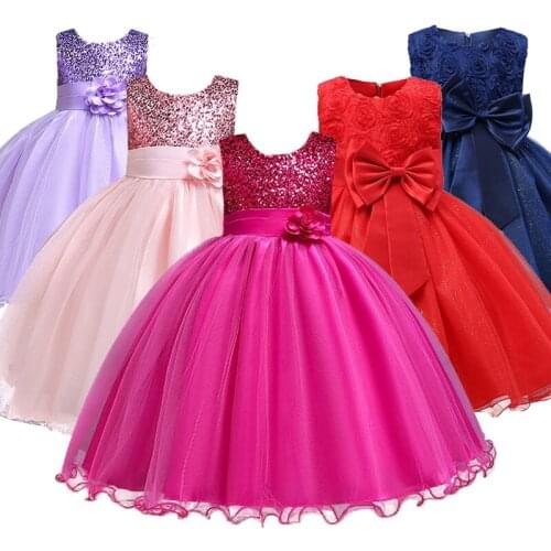 New Teenagers Girls Dress Wedding Party Princess Christmas Dresse for Girl Party Costume Kids Cotton Party Girls Clothing