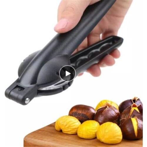 Chestnut Clip Kitchen Tools Nutcracker Sheller Walnut Clip Nut Opener Cutter Fruits Vegetable Tools Stainless Steel Home Gadget