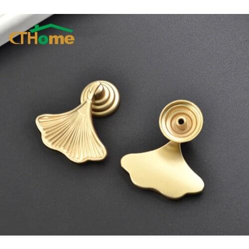 Gold Furniture Cabinet Pulls Single Hole Zinc Alloy Cabinet Door Handles Bookcase Wardrobe Dresser Cupboard Drawer Pulls Knobs