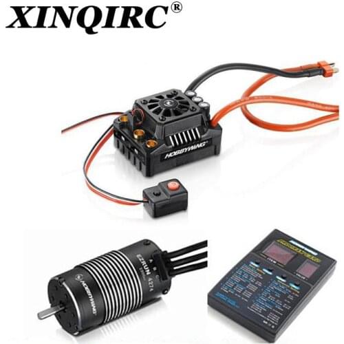 Hobbywing ezrun max8 150A full protection water and electricity regulation ESC 4274 four stage brushless motor is used for 1 / 8