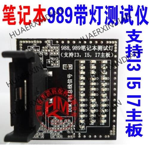 Laptop CPU Tester 988 989 Tester with Light I3 I5