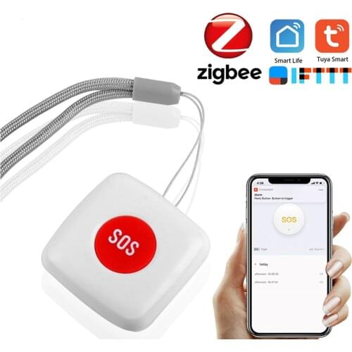 Smart SOS Call Button, Wireless Pager Nurse Calling Alert System Emergency Button for Home/Elderly/Patient Vibration Pager