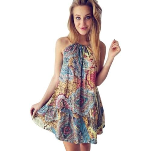 Women Summer Ocean Wind Print Beach Dress Beach Cover Up Beach Wear Robe De Plage Beachwear Saida De Praia Cover Up Cloths