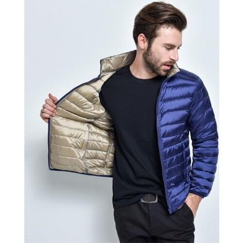 Winter Jackets Coats Parkas Overcoat Fashion Casual Hombre Solid Mens clothes Warm Thick Windproof Double-sided wear