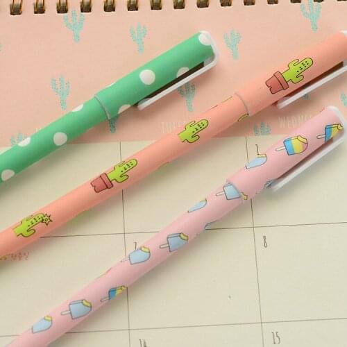 1set BZNVN Wholesale new forest Lovely fun boxed neutral pen 6 color Gel Pen six piece suit