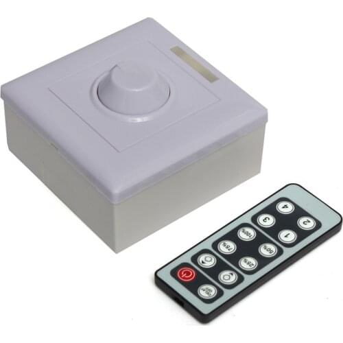 1pcs Infrared 12 Key Knob PWM Triac LED Dimmer Light Remote Controller Switch For LED Strip 12V Support Dropshipping