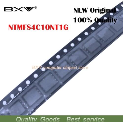 10pcs 4C10N NTMFS4C10N NTMFS4C10NT1G QFN-8 New original