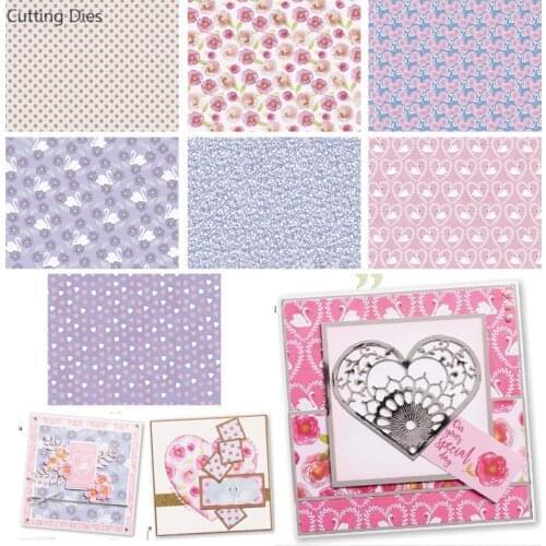 14Pcs/lot 15x20cm Rose Flower Pattern Scrapbooking Pad Paper Origami Art Background Paper Card Making DIY Scrapbook Paper Crafts