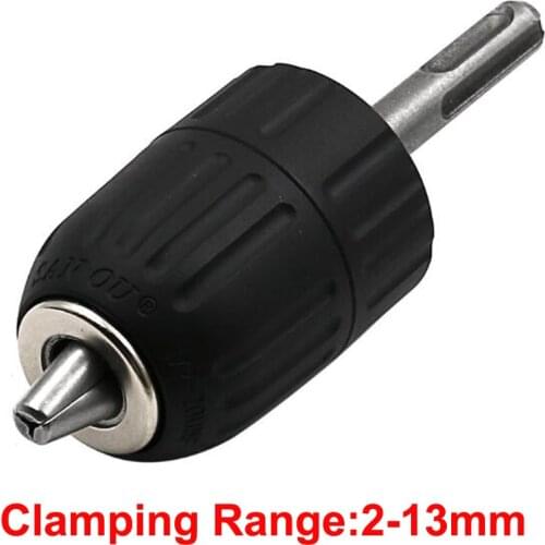 2-13mm Keyless Drill Chuck HSS Angle Grinder Conversion Chuck 1/2 Inch 20 UNF Thread Electric Power Drill Chuck