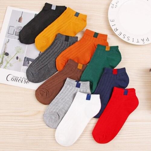 2pcs/pair Womens Socks Colorful Boat Couple comfortable cotton girl womens boat socks ankle low Ankle Socks White Gray Black