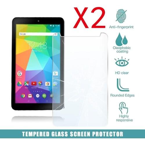2Pcs Tablet Tempered Glass Screen Protector Cover for GoTab X GT7X 7" Android Tablet Anti-Screen Breakage Tempered Film