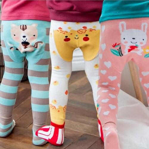 2018 Brand Unisex Tights Baby Girl Boy Cotton Stocking Children Pantyhose Slim Pants Fox Baby Girl Tights Pantyhose 0-4 Years