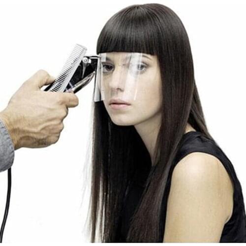 100pcs Hairdressing Eye Mask Transparent Eye Shield Kit Dye Perm Face Cover Bangs Protection Guard Mask