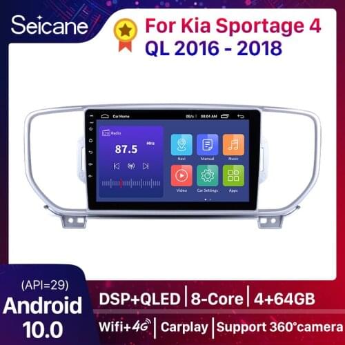 Seicane 9 Inch Android 10.0 Car Radio For 2016 2017 KIA KX5 Sportage 2Din Stereo GPS Navigation Multimedia Player Head Unit