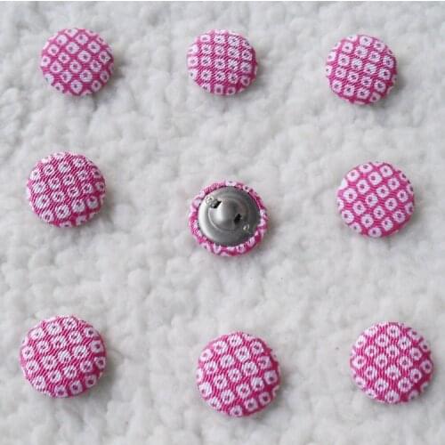 Free shipping fabric cover buttons made by hand diy series cloth covered buttons component with shank 20mm 2cm 50pcs/lot E51