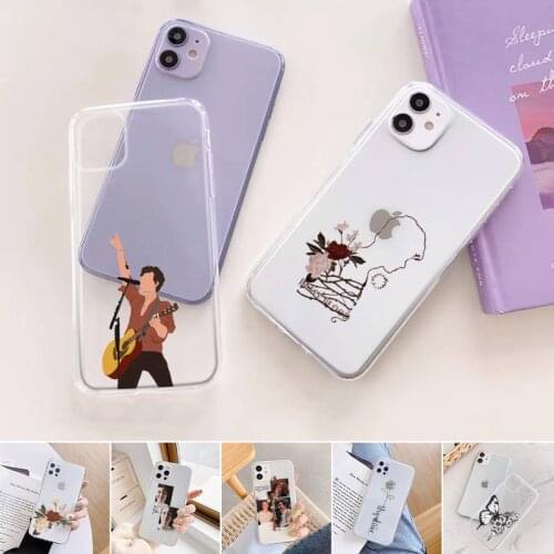 Shawn Mendes Phone Case For iphone 12 11 mini x xs xr pro max 8 7 6s 6 5 5s 5c se plus Transparent soft