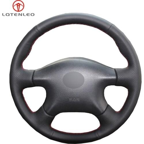 Black PU Artificial Leather Steering Wheel Cover for Nissan Almera Pathfinder 2003-2006 X-Trail 2001-2007 Infiniti M45 2003-2004