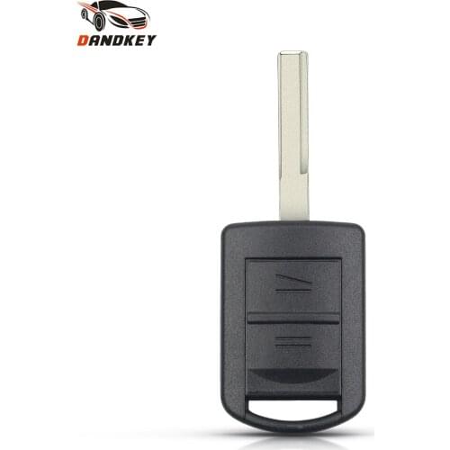 Dandkey For Opel Vauxhall Corsa C Combo TIGRA B MERIVA 2 Buttons Uncut HU43 Blade Car Remote Key Shell Case Fob Replacement
