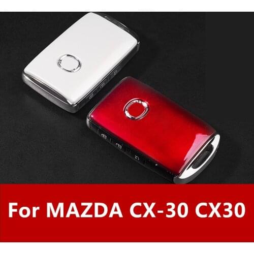 For Mazda CX-30 CX30 Car styling Key Case Modification Replacement Key Case Decoration High Quality Automobile Accessories