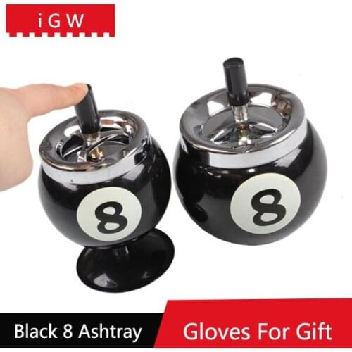IGW Pool Billiards Accessories China Black 8 Ashtray Two Types China
