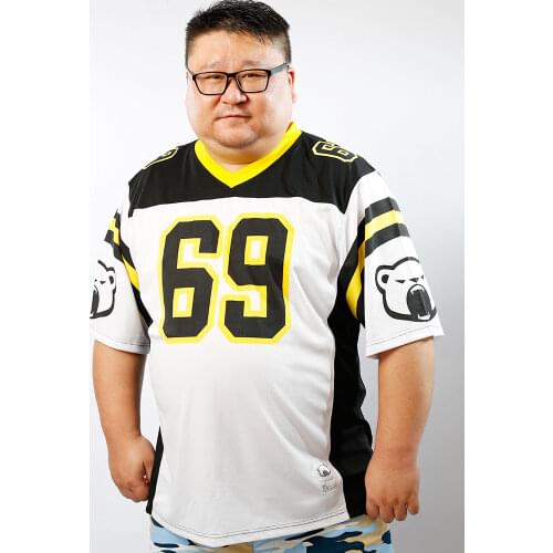 New 2019 Summer Mens Plus Size Net T-shirt Hip Hop Style Gay Bear Claw Paw V Collar Loose Mesh Short-sleeve Blouse M L XL 2XL