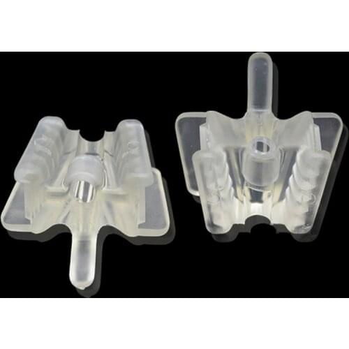 5pcs/bag Dental Silicone Occlusal Pad with Saliva Ejector Suction Tip Mouth Support Mouth Opener Retractor Dentist Material