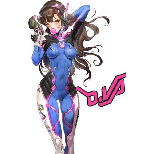 Custom Print Game overwatch DVA Sexy Girl Art Poster Wall Art Canvas Ptinging 16x24 24x36 Inc Custom Bedroom Decor Picture