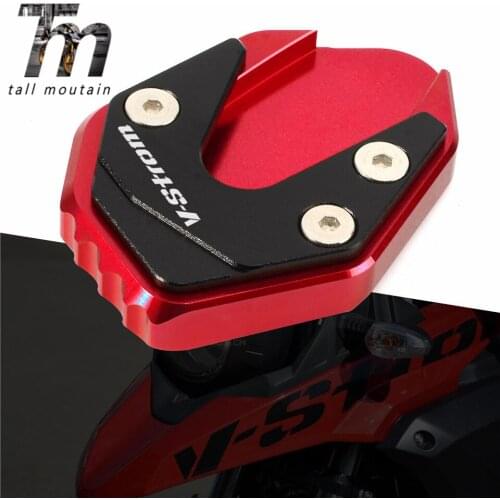 Motorcycle Kickstand Foot Side Stand Extension Pad Support Plate For Suzuki V-Strom 250 DL250 DL 250 V STROM 2017 2018 2019 2020