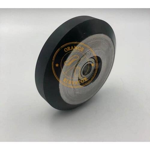 Elevator Counterweight guide shoe wheel 95*25*6201 Roller OD95mm W25mm Bearing 6201