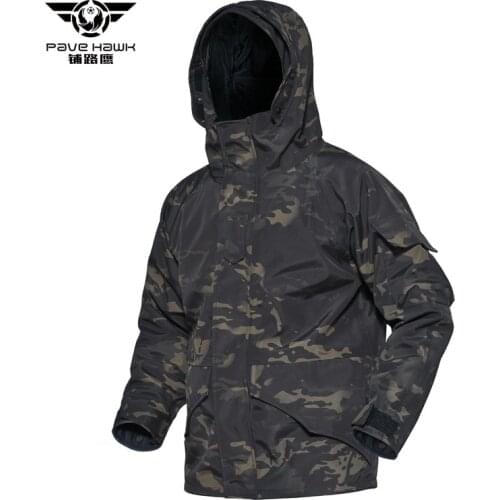Qiu dong season tactical windbreaker G8 total pressure glue ski-wear, tactical American camouflage windbreaker PLY - 1
