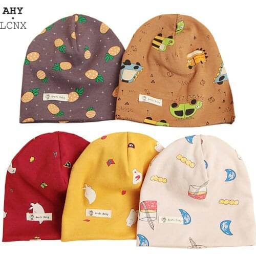 2021 Autumn Winter Baby Boy Girl Hat Warm Children Kids Cotton Beanie Hats Soft Newborn Bonnet Boys Girls Toddler Cotton Hats