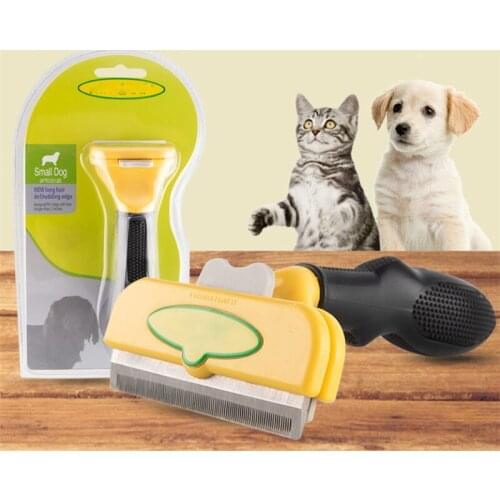 New Pet Hair shedding Comb Pet Dog Cat Brush Grooming Tool Hair Removal Comb for Dogs Cats Pet Supplies