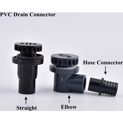 1pc 20mm PVC Aquarium Fish Tank Pipe Connectors Glass Water Tank Drainage Hose Joint Watering Irrigation Elbow Tube Fittings