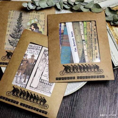 Old newspaper page Cardstock Die Cuts for Scrapbooking Happy Planner/Card Making/Journaling Project C139