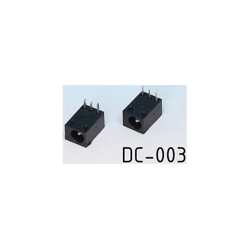 10PCS/LOT High Quality DC Power Socket Jack DC-003 PIN=1.3 Needle Size DC003 Adaptation 3.5mm*1.3mm Power Female Plug 3.5x1.3MM