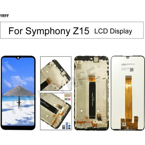 High Quality LCD Screens For Symphony Z15 LCD Display With Frame Touch Screen Digitizer Assembly Panel Sensor Phone Repair Sets