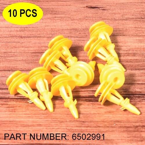 10Pcs Tail Door Panel Clip Retainert 6502991 Fit For Jeep Grand Cherokee Chrysle Breeze WJ Laredo Dodge 1993-2002 2003 2004 2005