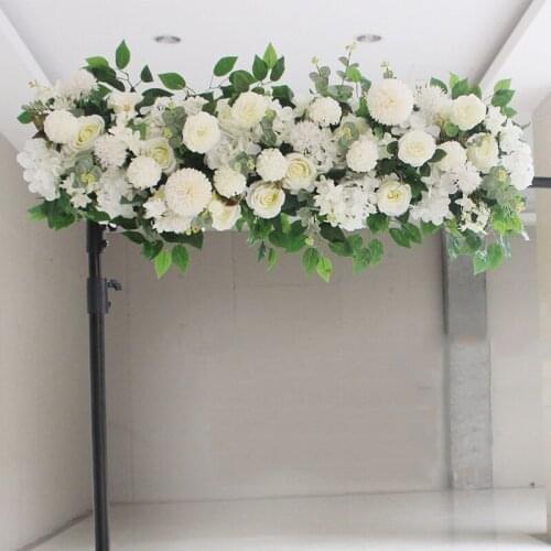 1M New Wedding Arrangement Decoration Flower Row Welcome Area Flower Wall Row Flower Road Lead T Stage Floral Wedding Background