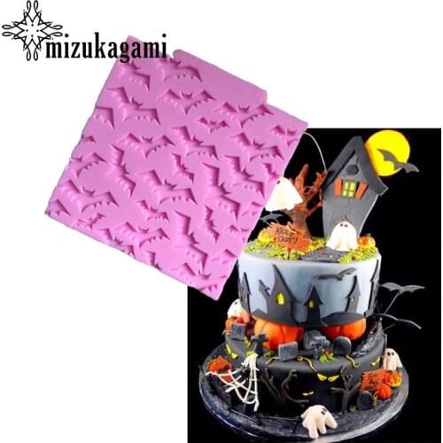 1pcs UV Resin Jewelry Liquid Silicone Mold Halloween Bats Resin Charms Molds For DIY Decorate Making
