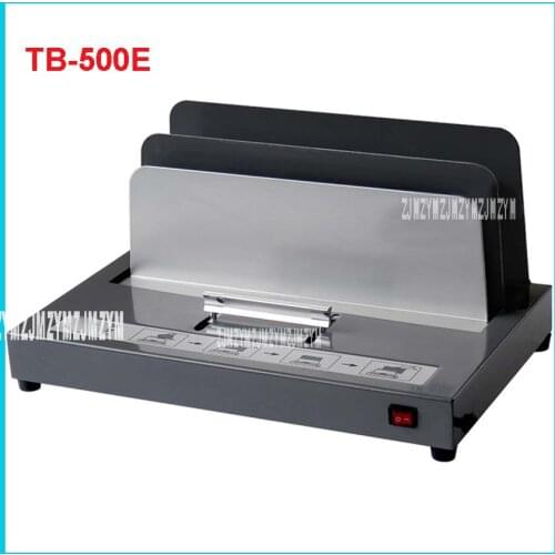 220V/ 50HZ Thermal Binding Machine TB-500E Electricity Binds 500 Sheets A4 3 Minutes Warm-up Office Binding length A4 / 297mm